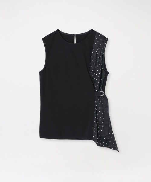 LOVELESS(ラブレス)の「サイドブロッキングトップス(Tシャツ/カットソー・レディース・ブラック/ホワイト系その他・34/36)」の2枚目の写真