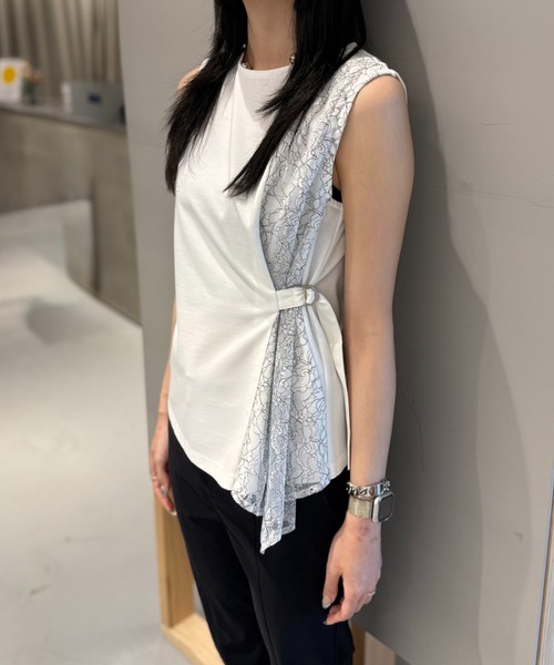 LOVELESS(ラブレス)の「サイドブロッキングトップス(Tシャツ/カットソー・レディース・ブラック/ホワイト系その他・34/36)」の17枚目の写真