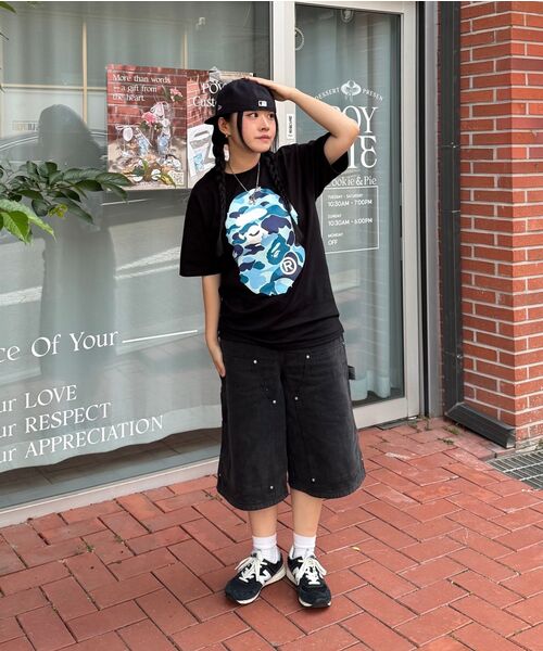 MOOVN(ムブン)の「バミューダワークウェアカーペンターパンツショーツウォッシュドブラック(その他パンツ・レディース・その他・MEDIUM/LARGE/X-LARGE)」の9枚目の写真