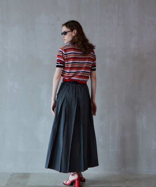 MAISON SPECIAL(メゾンスペシャル)の「Military Pocket Skirt/ミリタリーポケットスカート(スカート・レディース・カーキ/アイボリー/チャコールグレー・36/38)」の14枚目の写真