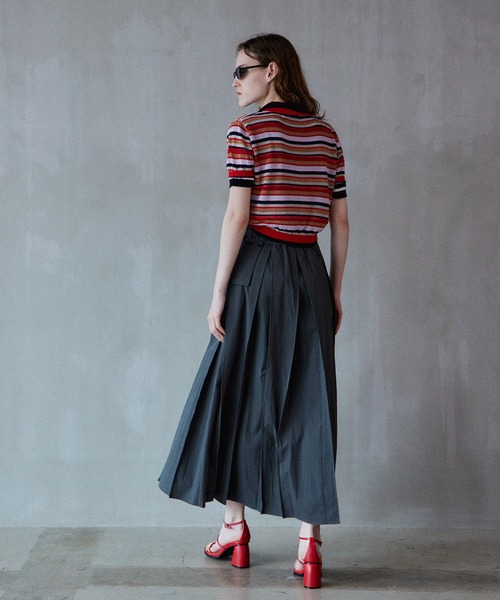MAISON SPECIAL(メゾンスペシャル)の「Military Pocket Skirt/ミリタリーポケットスカート(スカート・レディース・カーキ/アイボリー/チャコールグレー・36/38)」の13枚目の写真