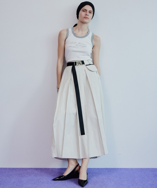 MAISON SPECIAL(メゾンスペシャル)の「Military Pocket Skirt/ミリタリーポケットスカート(スカート・レディース・カーキ/アイボリー/チャコールグレー・36/38)」の20枚目の写真