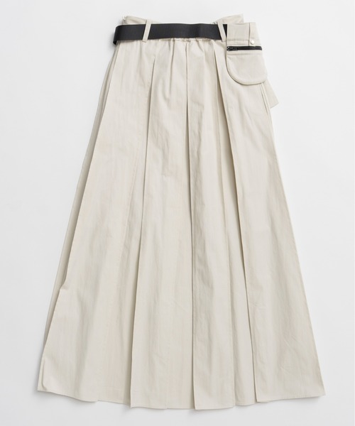 MAISON SPECIAL(メゾンスペシャル)の「Military Pocket Skirt/ミリタリーポケットスカート(スカート・レディース・カーキ/アイボリー/チャコールグレー・36/38)」の7枚目の写真
