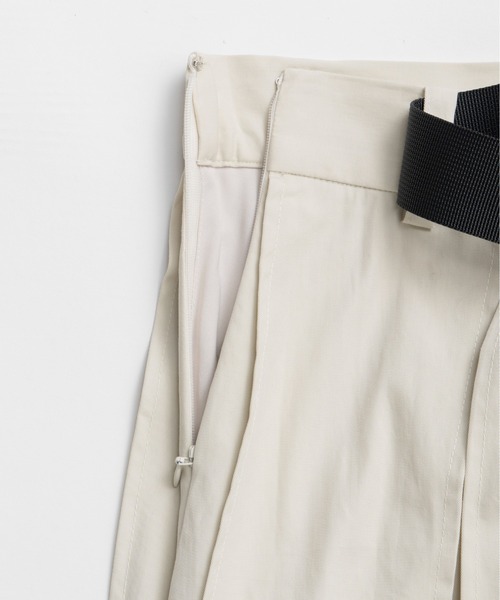 MAISON SPECIAL(メゾンスペシャル)の「Military Pocket Skirt/ミリタリーポケットスカート(スカート・レディース・カーキ/アイボリー/チャコールグレー・36/38)」の5枚目の写真