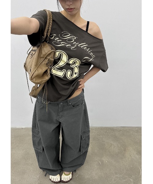 BLACKUP（ブラックアップ）の「[MADE] ワークピグメントカーゴコットンパンツ（その他パンツ・レディース・ベージュ/グレー・SMALL/MEDIUM）」の18枚目の写真