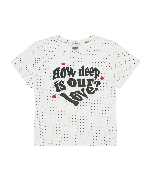 LUVISTRUE(ラヴイズトゥルー)の「LOVE SLIM FIT DOT TEE(WHITE)(Tシャツ/カットソー・レディース・その他・FREE)」の6枚目の写真