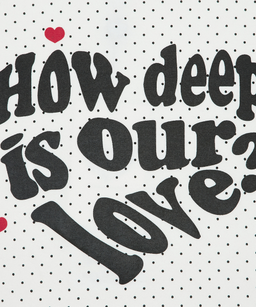 LUVISTRUE(ラヴイズトゥルー)の「LOVE SLIM FIT DOT TEE(WHITE)(Tシャツ/カットソー・レディース・その他・FREE)」の3枚目の写真