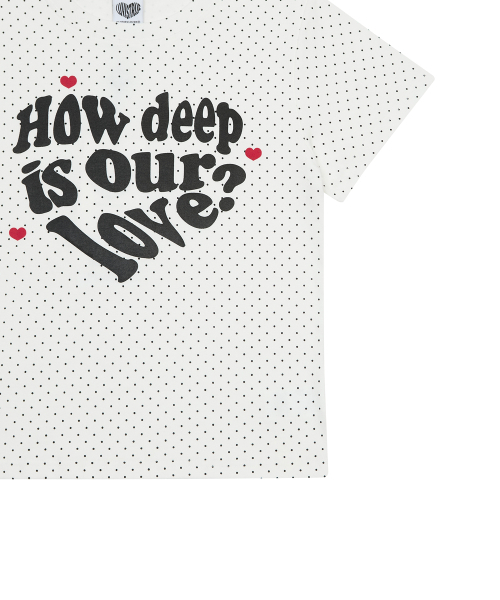 LUVISTRUE(ラヴイズトゥルー)の「LOVE SLIM FIT DOT TEE(WHITE)(Tシャツ/カットソー・レディース・その他・FREE)」の2枚目の写真