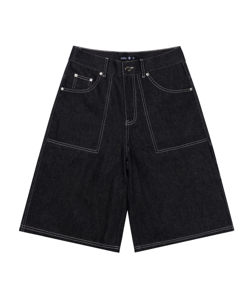 kaifai(カイファイ)の「トレースデニムバミューダパンツ(ブラック)K26QC242(その他パンツ・レディース・その他・MEDIUM/LARGE)」の8枚目の写真