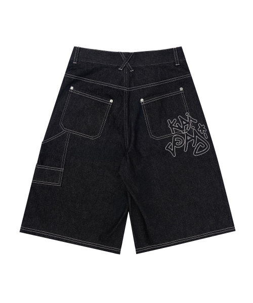 kaifai(カイファイ)の「トレースデニムバミューダパンツ(ブラック)K26QC242(その他パンツ・レディース・その他・MEDIUM/LARGE)」の7枚目の写真