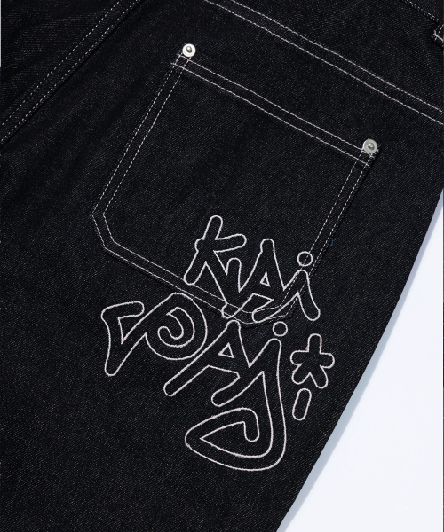 kaifai(カイファイ)の「トレースデニムバミューダパンツ(ブラック)K26QC242(その他パンツ・レディース・その他・MEDIUM/LARGE)」の4枚目の写真