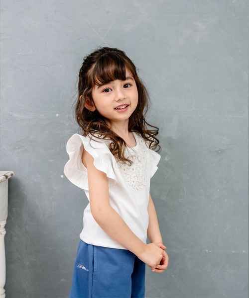 Rora(ローラ)の「アルバ Tシャツ(Tシャツ/カットソー・キッズ・ホワイト・110cm/120cm/130cm)」の2枚目の写真