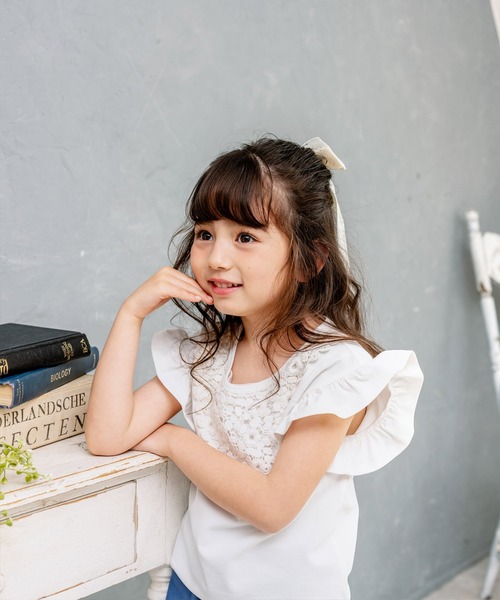Rora(ローラ)の「アルバ Tシャツ(Tシャツ/カットソー・キッズ・ホワイト・110cm/120cm/130cm)」の3枚目の写真