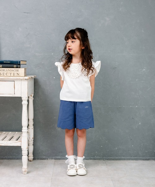 Rora(ローラ)の「アルバ Tシャツ(Tシャツ/カットソー・キッズ・ホワイト・110cm/120cm/130cm)」の4枚目の写真