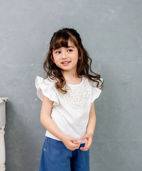 Rora(ローラ)の「アルバ Tシャツ(Tシャツ/カットソー・キッズ・ホワイト・110cm/120cm/130cm)」の8枚目の写真