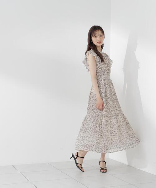 PROPORTION BODY DRESSING(プロポーションボディドレッシング)の「小花楊柳ロングワンピース / 1216240605(ワンピース・レディース・ブラック/ホワイト系その他・MEDIUM/P/S/SMALL)」の21枚目の写真