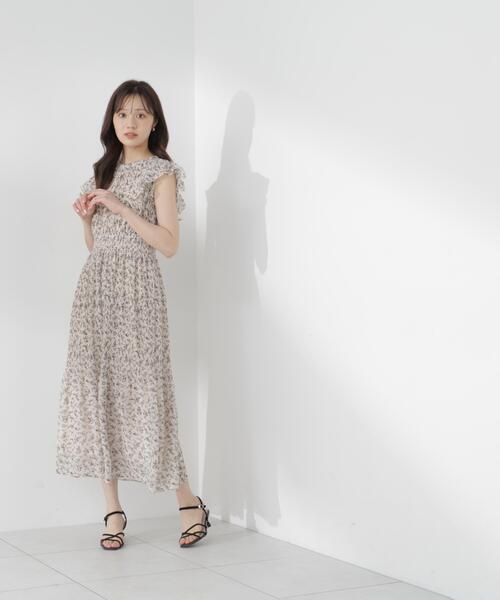 PROPORTION BODY DRESSING(プロポーションボディドレッシング)の「小花楊柳ロングワンピース / 1216240605(ワンピース・レディース・ブラック/ホワイト系その他・MEDIUM/P/S/SMALL)」の20枚目の写真