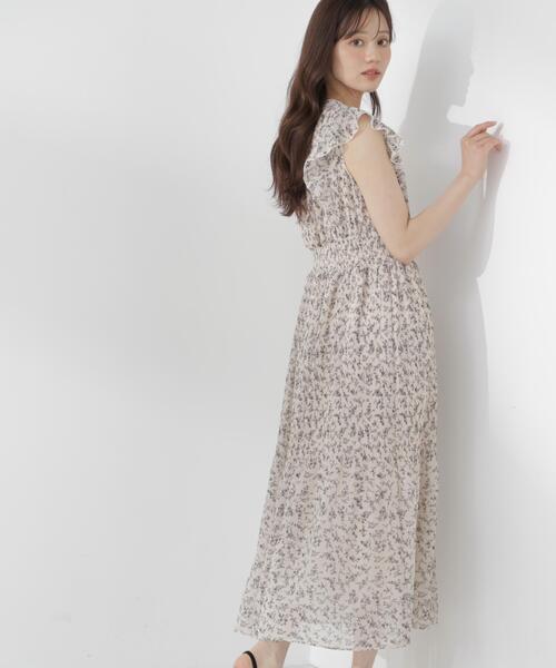 PROPORTION BODY DRESSING(プロポーションボディドレッシング)の「小花楊柳ロングワンピース / 1216240605(ワンピース・レディース・ブラック/ホワイト系その他・MEDIUM/P/S/SMALL)」の18枚目の写真