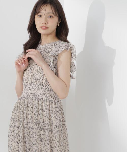 PROPORTION BODY DRESSING(プロポーションボディドレッシング)の「小花楊柳ロングワンピース / 1216240605(ワンピース・レディース・ブラック/ホワイト系その他・MEDIUM/P/S/SMALL)」の17枚目の写真