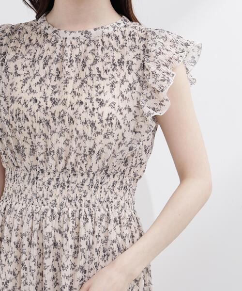 PROPORTION BODY DRESSING(プロポーションボディドレッシング)の「小花楊柳ロングワンピース / 1216240605(ワンピース・レディース・ブラック/ホワイト系その他・MEDIUM/P/S/SMALL)」の9枚目の写真