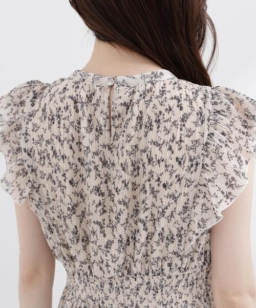 PROPORTION BODY DRESSING(プロポーションボディドレッシング)の「小花楊柳ロングワンピース / 1216240605(ワンピース・レディース・ブラック/ホワイト系その他・MEDIUM/P/S/SMALL)」の6枚目の写真