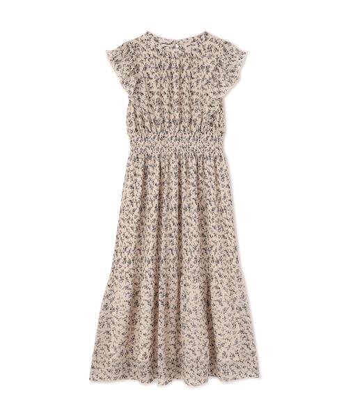 PROPORTION BODY DRESSING(プロポーションボディドレッシング)の「小花楊柳ロングワンピース / 1216240605(ワンピース・レディース・ブラック/ホワイト系その他・MEDIUM/P/S/SMALL)」の5枚目の写真