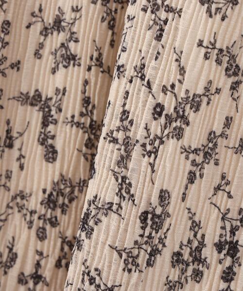 PROPORTION BODY DRESSING(プロポーションボディドレッシング)の「小花楊柳ロングワンピース / 1216240605(ワンピース・レディース・ブラック/ホワイト系その他・MEDIUM/P/S/SMALL)」の3枚目の写真
