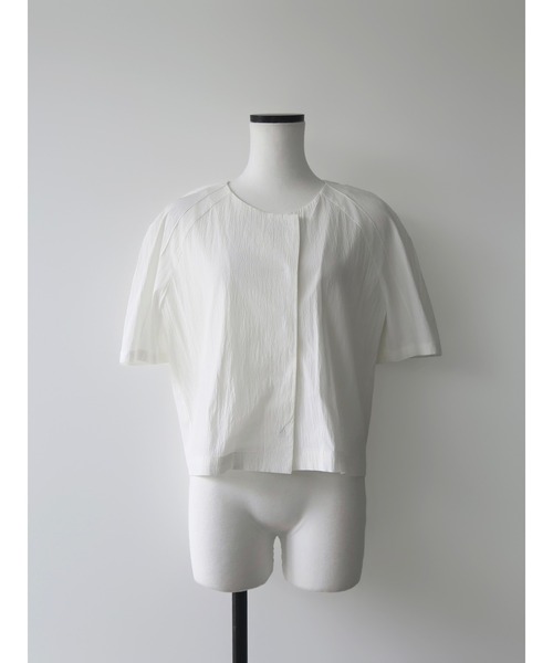NOWNS(ナウンス)の「Agnes | Sheer crinkle blouse(シャツ/ブラウス・レディース・アイボリー・FREE)」の5枚目の写真