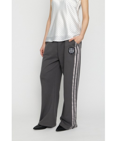 LAGUA GEM（ラグアジェム）の「SIDE LINE WAPPEN SWEAT パンツ（スウェットパンツ・レディース・ネイビー/チャコールグレー/杢グレー・SMALL/MEDIUM）」の5枚目の写真