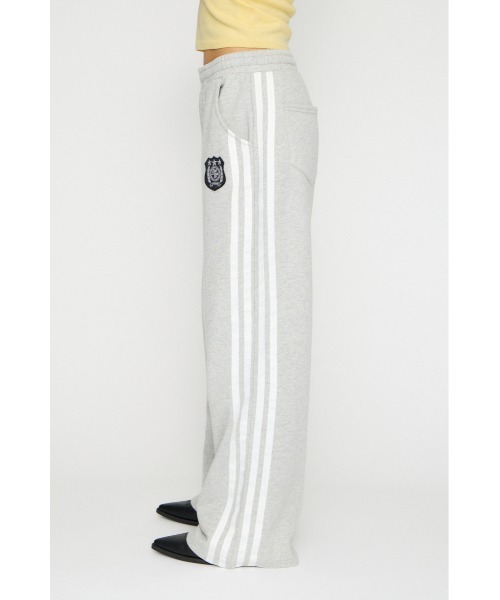 LAGUA GEM（ラグアジェム）の「SIDE LINE WAPPEN SWEAT パンツ（スウェットパンツ・レディース・ネイビー/チャコールグレー/杢グレー・SMALL/MEDIUM）」の9枚目の写真