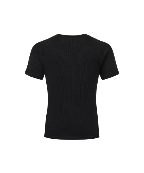 MIHAK(ミハク)の「メタルプレートマッスルフィットヘンリーネックTシャツ(BLACK)(Tシャツ/カットソー・メンズ・その他・1/4/3/2)」の5枚目の写真