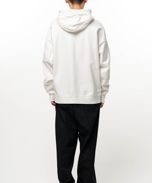 Maison MIHARA YASUHIRO(メゾンミハラヤスヒロ)の「Leon Printed Hoodie(パーカー・メンズ・ホワイト/グレー/ブラック・44/46/48)」の6枚目の写真