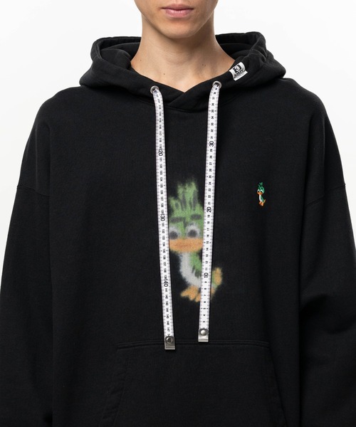 Maison MIHARA YASUHIRO(メゾンミハラヤスヒロ)の「Leon Printed Hoodie(パーカー・メンズ・ホワイト/グレー/ブラック・44/46/48)」の11枚目の写真
