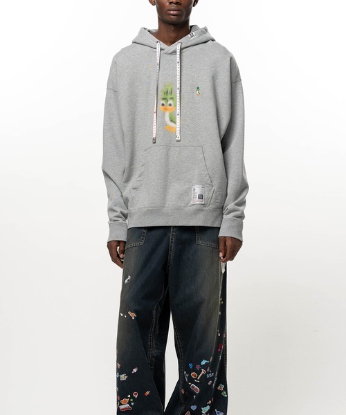 Maison MIHARA YASUHIRO(メゾンミハラヤスヒロ)の「Leon Printed Hoodie(パーカー・メンズ・ホワイト/グレー/ブラック・44/46/48)」の13枚目の写真