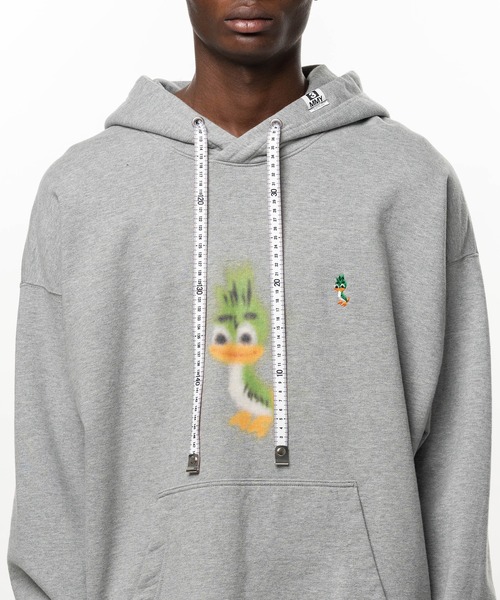 Maison MIHARA YASUHIRO(メゾンミハラヤスヒロ)の「Leon Printed Hoodie(パーカー・メンズ・ホワイト/グレー/ブラック・44/46/48)」の16枚目の写真