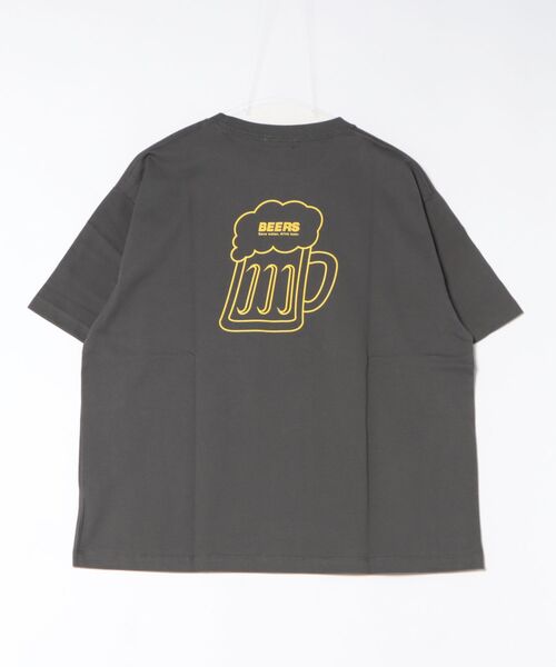salle de bal（サルデバル）の「【 ALDAYS / オルデイズ 】 6.5oz Box Silhouette Tee " BEERS "　AL-SS035　DLI（Tシャツ/カットソー・レディース・チャコールグレー/ホワイト・FREE）」の9枚目の写真