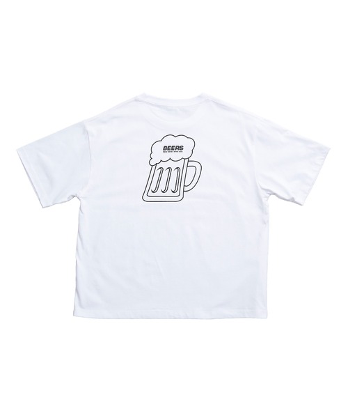 salle de bal（サルデバル）の「【 ALDAYS / オルデイズ 】 6.5oz Box Silhouette Tee " BEERS "　AL-SS035　DLI（Tシャツ/カットソー・レディース・チャコールグレー/ホワイト・FREE）」の2枚目の写真