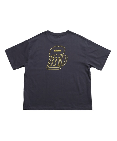 salle de bal（サルデバル）の「【 ALDAYS / オルデイズ 】 6.5oz Box Silhouette Tee " BEERS "　AL-SS035　DLI（Tシャツ/カットソー・レディース・チャコールグレー/ホワイト・FREE）」の8枚目の写真