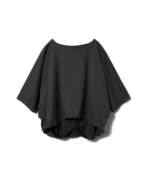 mizuiroind（ミズイロインド）の「mizuiro ind ボートネックコクーンプルオーバー（Tシャツ/カットソー・レディース・ライトグレー/ホワイト/ブラック/グレー・FREE）」の3枚目の写真