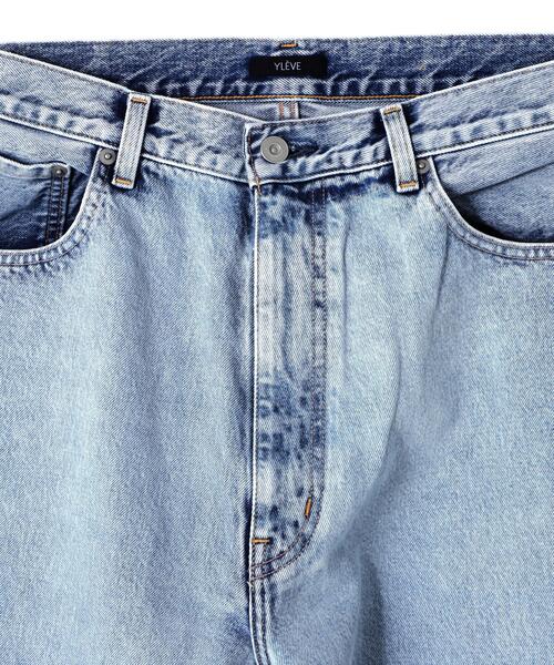 YLEVE(イレーヴ)の「YLEVE / 13.5oz DENIM BAGGY FADE(デニムパンツ・メンズ・ブルー/ブラック・4/3/5)」の4枚目の写真