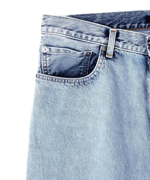YLEVE(イレーヴ)の「YLEVE / 13.5oz DENIM BAGGY FADE(デニムパンツ・メンズ・ブルー/ブラック・4/3/5)」の5枚目の写真