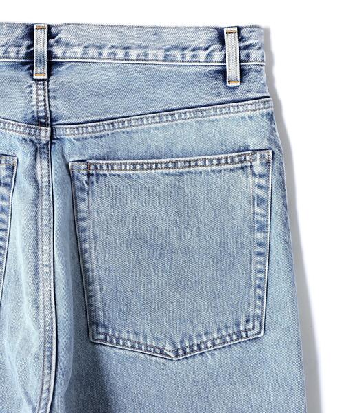 YLEVE(イレーヴ)の「YLEVE / 13.5oz DENIM BAGGY FADE(デニムパンツ・メンズ・ブルー/ブラック・4/3/5)」の8枚目の写真