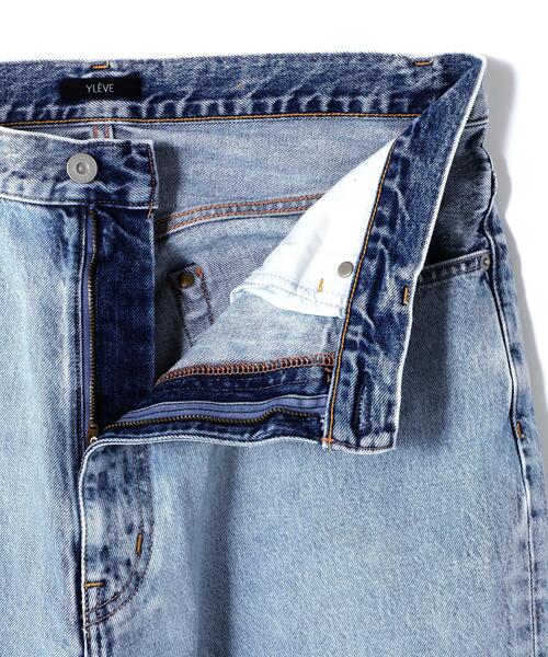 YLEVE(イレーヴ)の「YLEVE / 13.5oz DENIM BAGGY FADE(デニムパンツ・メンズ・ブルー/ブラック・4/3/5)」の9枚目の写真