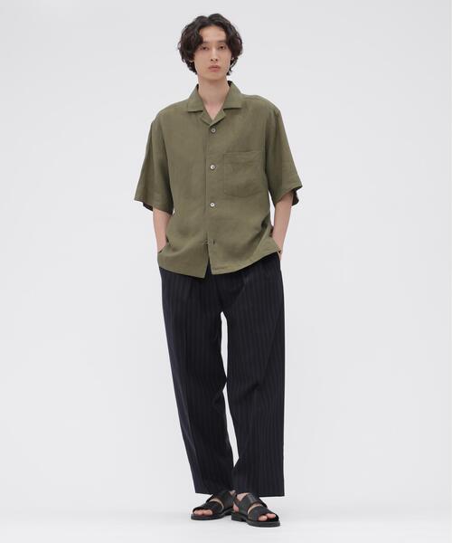 MARGARET HOWELL(マーガレットハウエル)の「WIDE STRIPE WOOL(その他パンツ・メンズ・ネイビー・SMALL/MEDIUM/LARGE)」の2枚目の写真