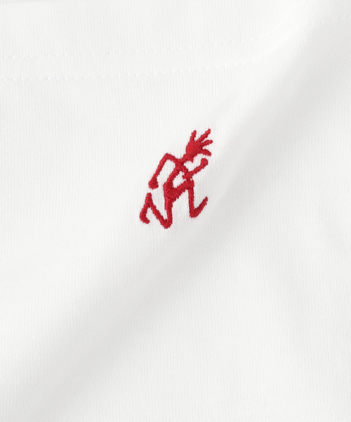 417 EDIFICE(フォーワンセブンエディフィス)の「Gramicci / グラミチ ONE POINT TEE(Tシャツ/カットソー・メンズ・ホワイト/ブラック/オレンジ・MEDIUM/LARGE/X-LARGE)」の6枚目の写真