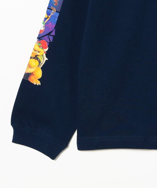 BEAMS(ビームス)の「ザ・スーパーマリオギャラクシー・ムービー / PRINT SLEEVE TEE(Tシャツ/カットソー・メンズ・ブラック/ネイビー・L/M/S/XL)」の16枚目の写真