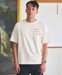 【別注】<Thomas Lelu>サインアート 半袖 Tシャツ カットソー