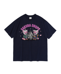 オオサカサクラエディション 半袖Tシャツ(ネイビー)