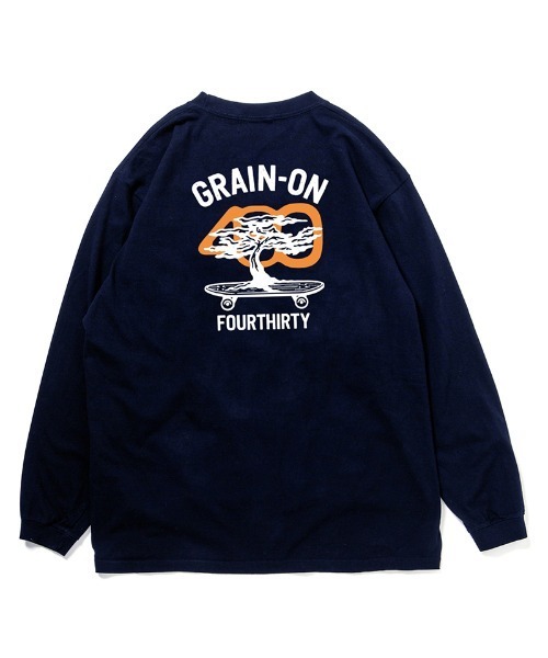 430(フォーサーティ)の「mlt5795-GF ICONS L-S TEE ロングスリーブTシャツ(26-196)(Tシャツ/カットソー・メンズ・ブラック/ホワイト/アッシュ/ネイビー/スミクロ/グリーン・1/2/3/0)」の6枚目の写真
