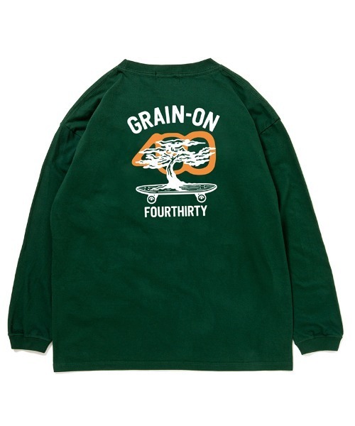 430(フォーサーティ)の「mlt5795-GF ICONS L-S TEE ロングスリーブTシャツ(26-196)(Tシャツ/カットソー・メンズ・ブラック/ホワイト/アッシュ/ネイビー/スミクロ/グリーン・1/2/3/0)」の5枚目の写真
